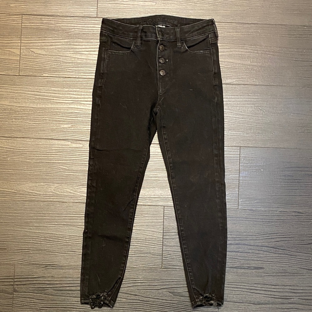 American Eagle Outfitters High Rise Dark Jeans